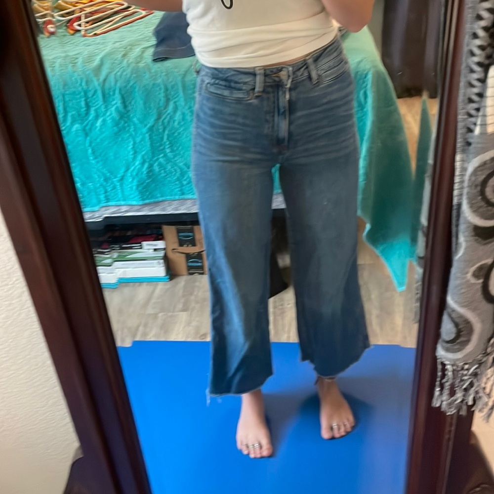 H&M High wasted straight leg jeans